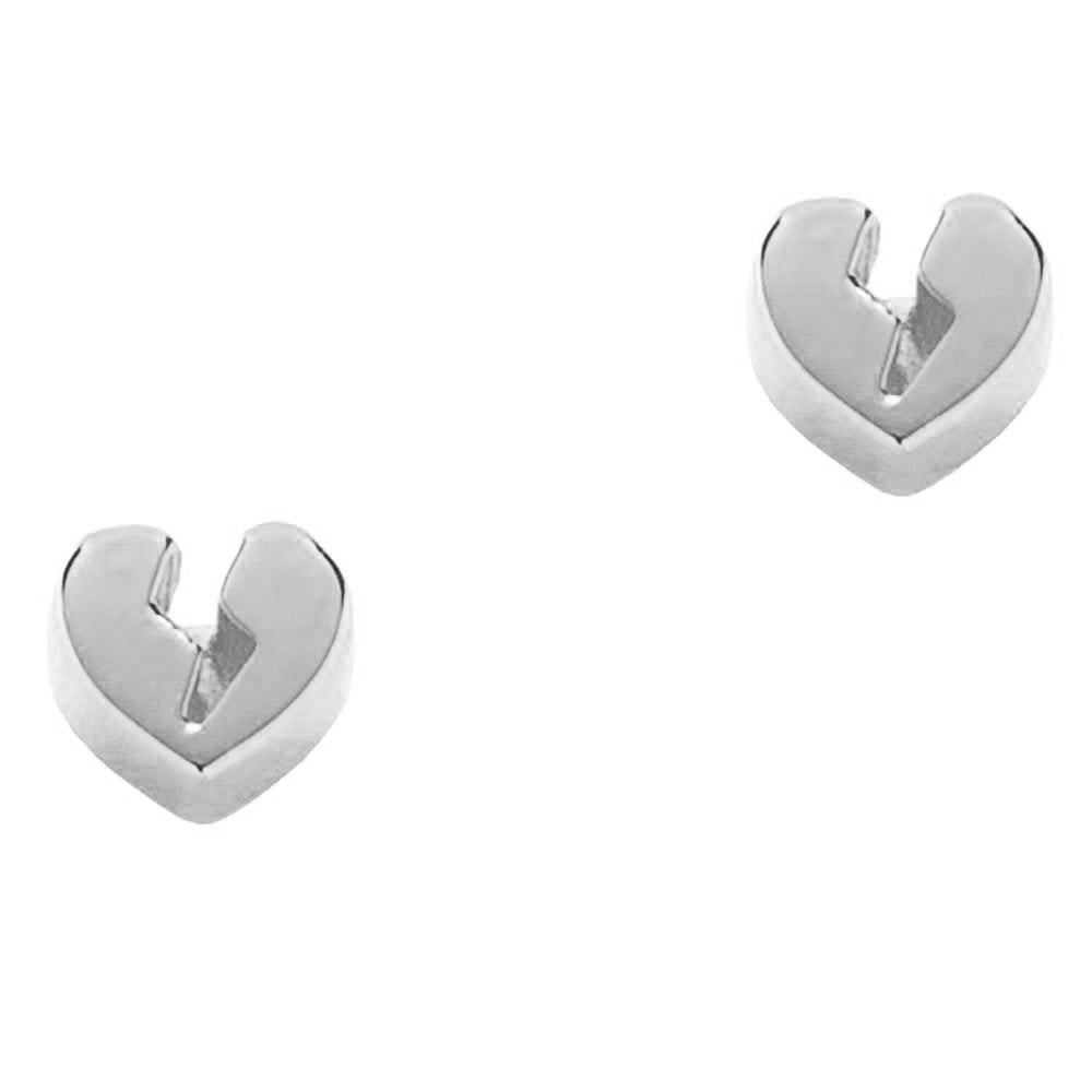 Karen walker deals heart earrings