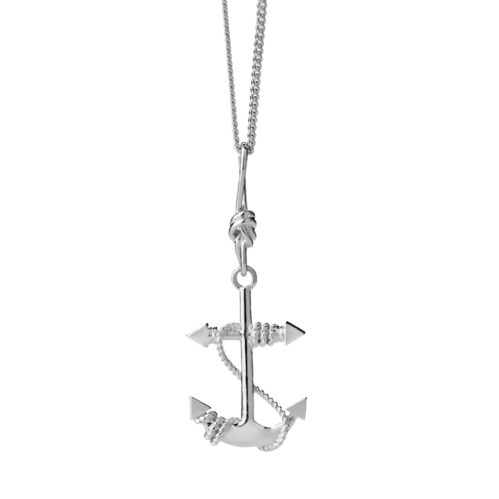 Anchor Chain Necklace  Sterling Silver – Meadowlark Jewellery