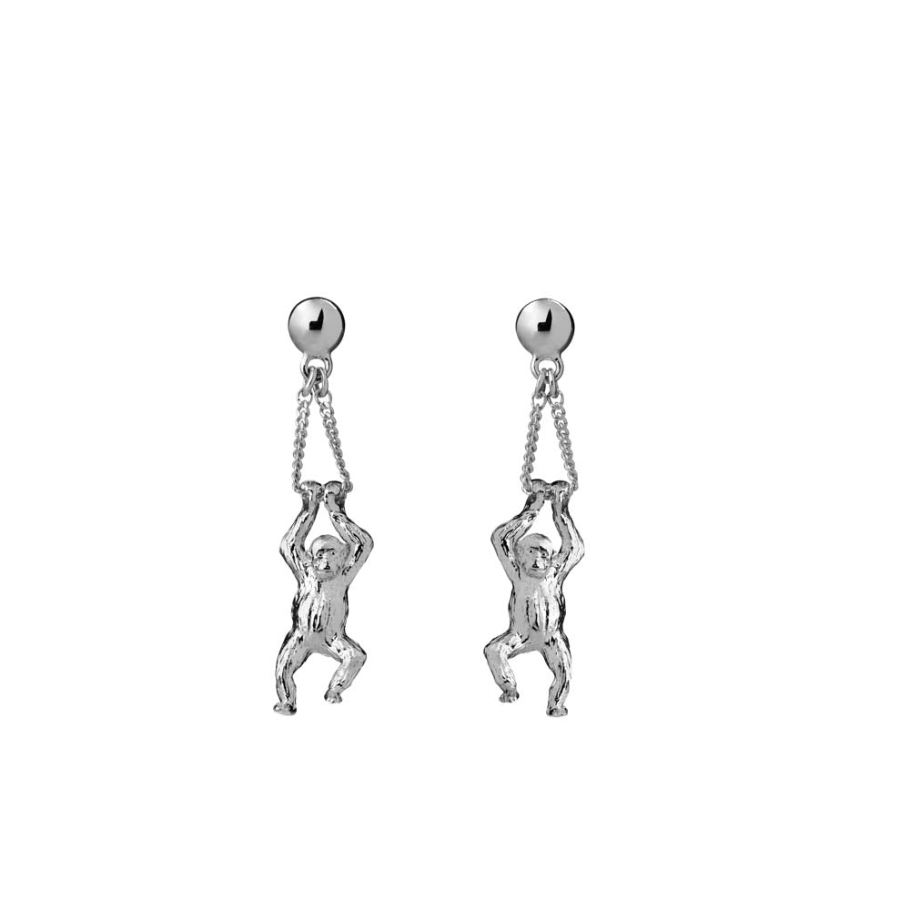 Karen Walker Orangutan Earrings - Sterling Silver - Earrings - Walker & Hall