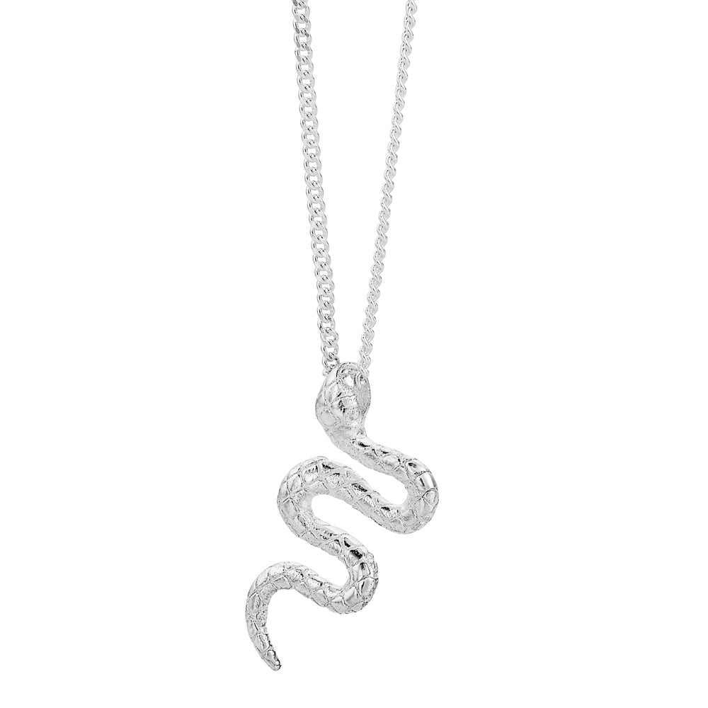 Python Sterling Silver Necklace for Women - BlackSugar Jewelry Shop