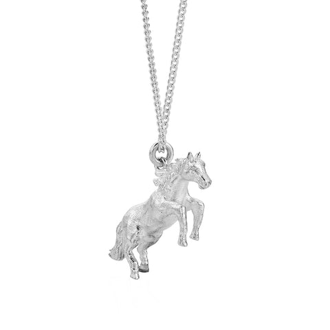 Dala horse necklace, dala pendant, sterling silver dala horse jewelry –  artpocket