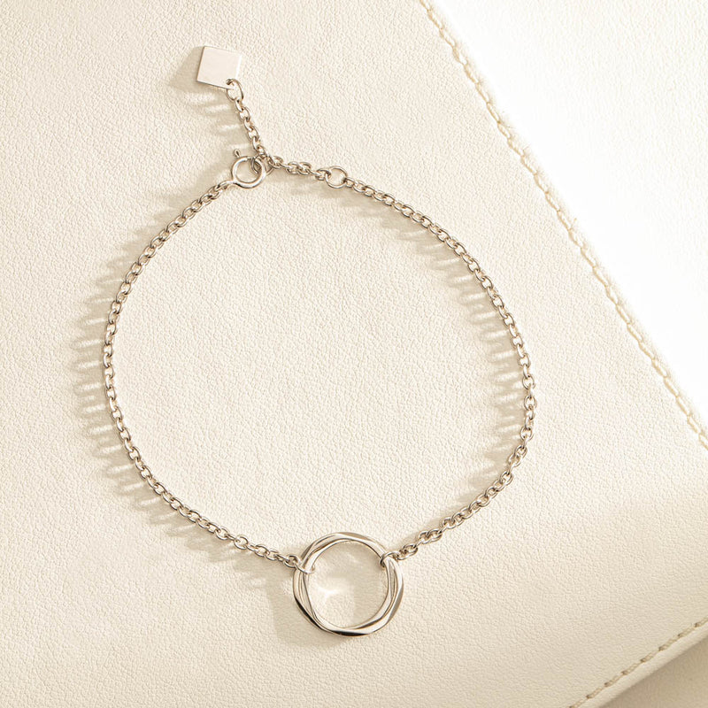 Sterling Silver Mini Entwined Bracelet - Bracelet - Walker & Hall