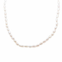 Baby Baroque Pearl Necklace - Sterling Silver - Walker & Hall